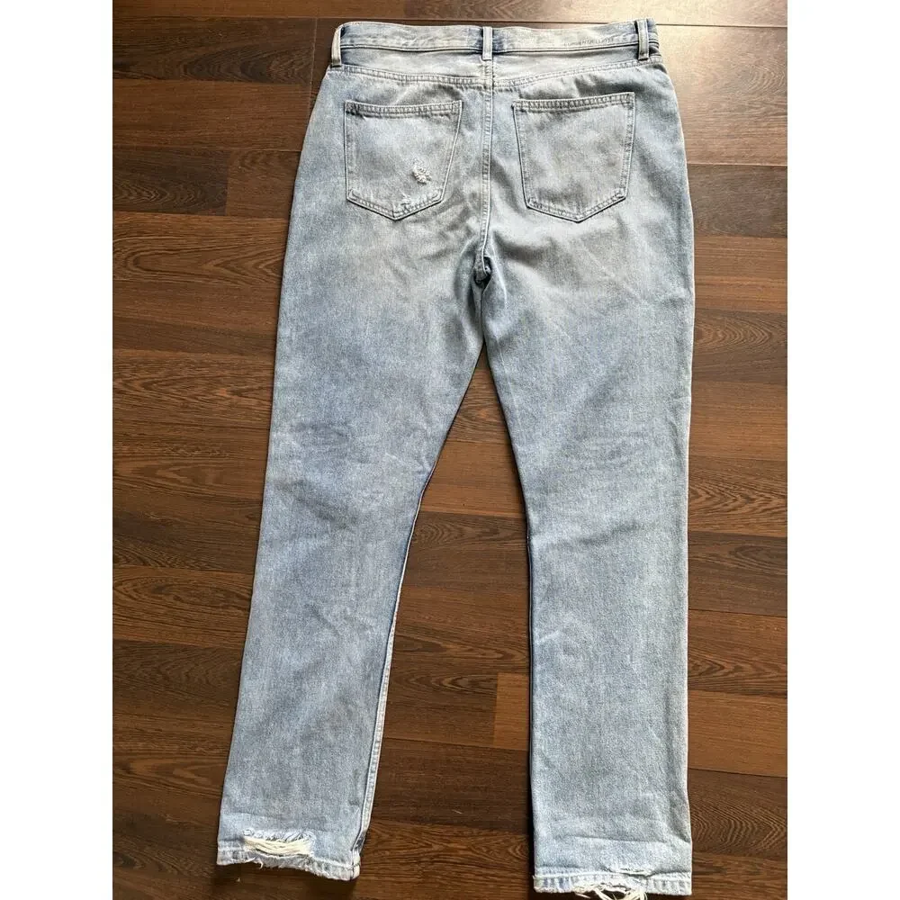 Current Elliott The Stovepipe Jeans Hartley Button Fly Slim Straight Sz32X31 NWT